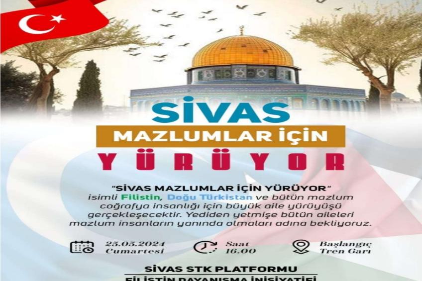 Sivas Mazlumlar İçin Yürüyor